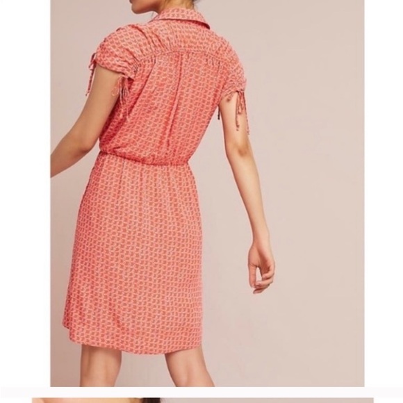 ⭐️ ANTHROPOLOGIE Maeve Carlotta Ruched Dress - Picture 2 of 8
